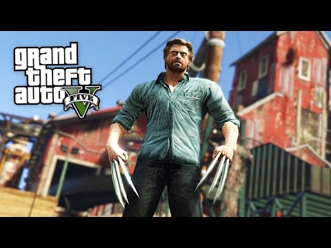 LOGAN MOVIE MOD w/ WOLVERINE CLAWS!! (GTA 5 Mods)