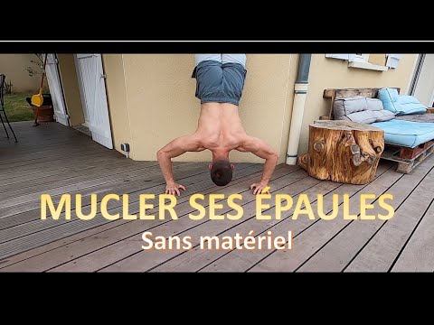 6 EXERCICES POUR MUSCLER SES ÉPAULES SANS MATÉRIEL (DU + DUR AU + SIMPLE)