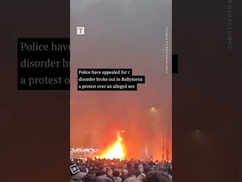 Violence Erupts in Northern Ireland Over Sexual Assault Case #shorts