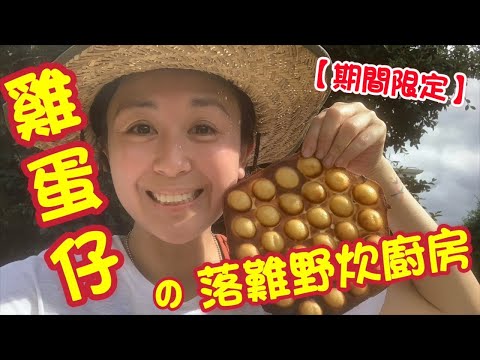 [Special] BBQ Egg Waffle in the wild! (CHI ENG SUB)