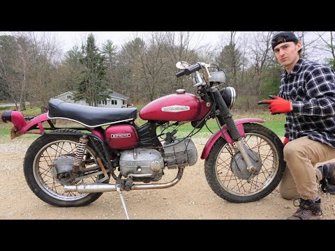 1968 Harley Davidson Sat 30+ Years Untouched