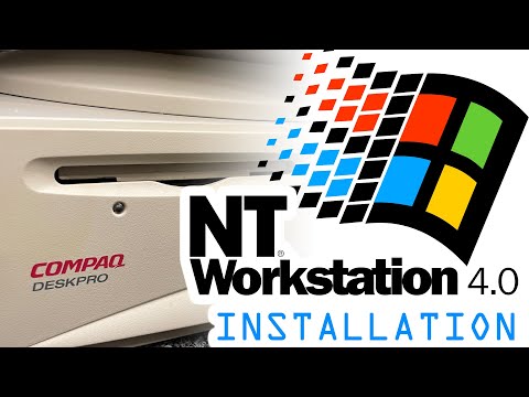 Compaq Deskpro EN 300A — Windows NT 4.0 Workstation Install