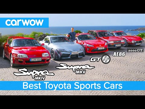 New Supra v MK4 v 2000 GT v GT86 v AE86 v Celica - the best Toyota sports cars!