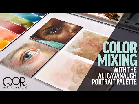 Mixing Colors using the Ali Cavanaugh Portrait Palette