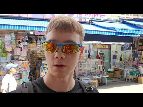 남대문시장에서 외국인인척 했습니다