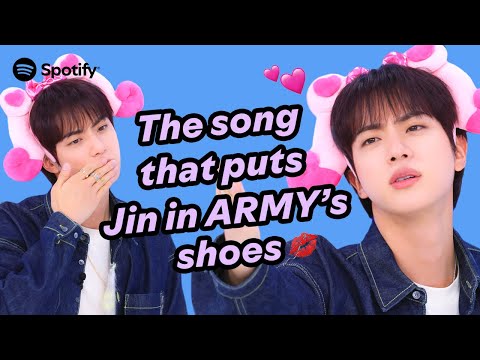 [CC] BTS Jin shares the song that reminds him of ARMYㅣSpotify Happy Bus
