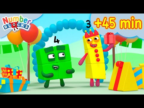 Back to School Songs! 🌞 | Learn to Count for Kids | 12345 | @Numberblocks