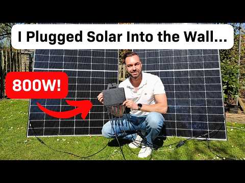 800W Balcony Solar System - Plug and Play Microinverter with Socket