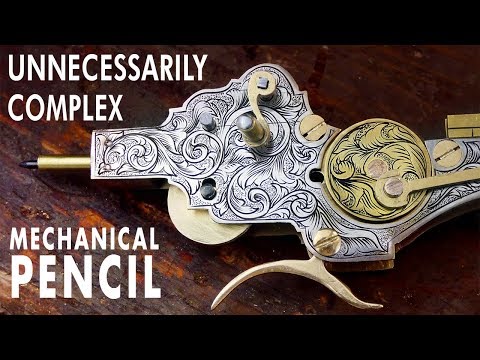 Making an unnecessarily complex mechanical pencil