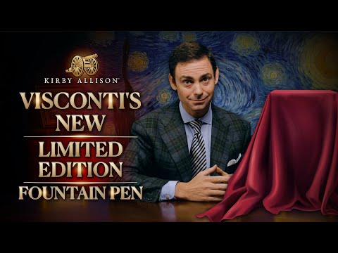 Visconti's New $6,000 Limited Edition Van Gogh Dreaming Starry Night Fountain Pen | Kirby Allison