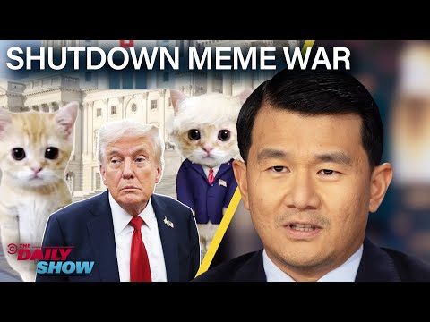 Shutdown Sparks Cringey Meme War & Trump Punishes Blue Cities | The Daily Show