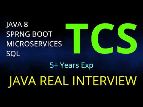 TCS | 5+ years experience|  real time java interview series| Interview 10