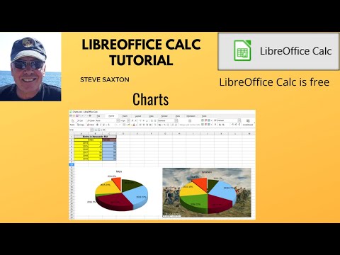 How to add charts in LibreOffice Calc