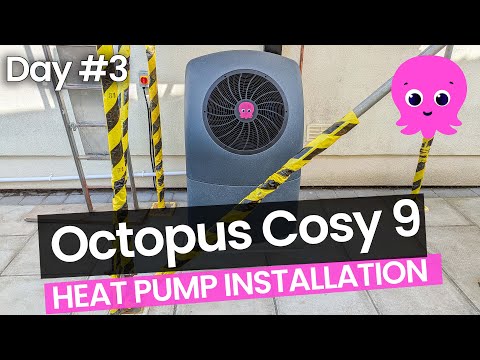 Day #3 - Hello Heat Pump! | Octopus Cosy 9 Heat Pump Installation