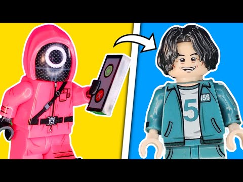 I built EVERY Squid Game Character In LEGO...