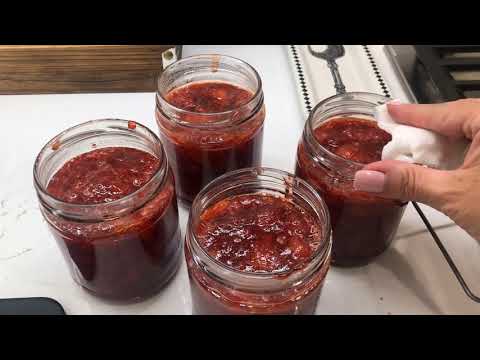 Homemade Strawberry Preserves ~ Aunt Susie's Kitchen