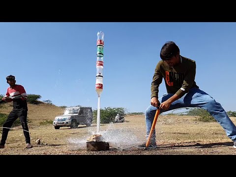 How To Make Biggest Water Bottle Rocket...At Home