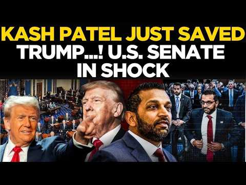 Kash Patel LIVE | FBI Director KASH PATEL JUST SAVED TRUMP...! U.S. SENATE IN SHOCK | US News Live