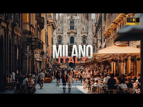 MILANO, Italy 4K ✅️ Walking Tour - Captions & Immersive Sound 4K 60fps