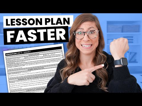5 EASY Ways to Save Time Lesson Planning