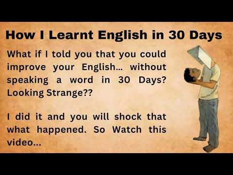 How I Learnt English in 30 Days ||  Spoke English in My Mind for 30 Days
