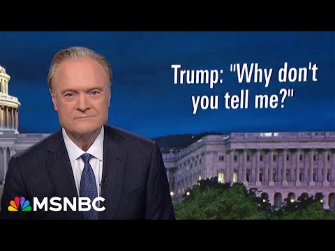Lawrence: The public knows Trump is lying about tariffs. Why doesn't the White House press corps?