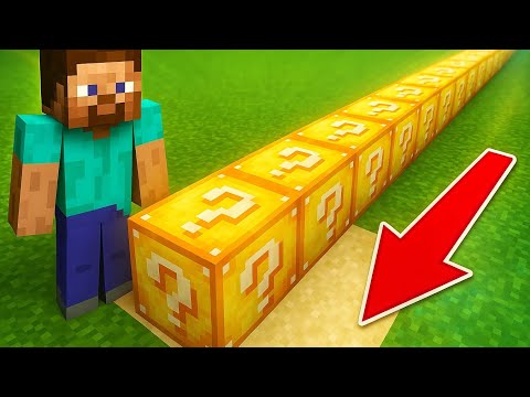 Don't open these Lucky blocks in Minecraft!