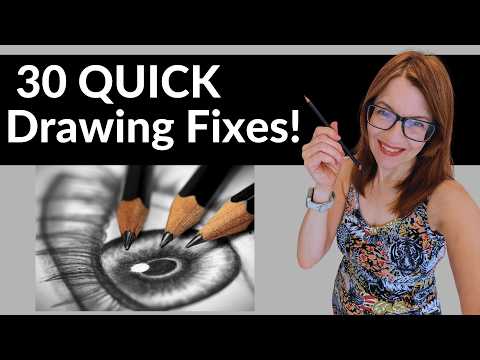 30 Common Drawing Problems Solved (INSTANTLY Improve Your Art!)