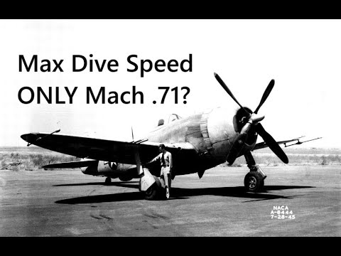 US Fighter Dive Test By British Test Pilot Eric Brown