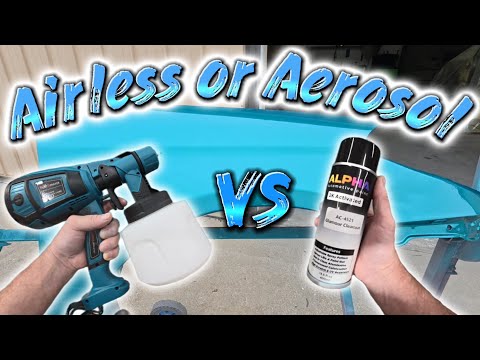 Aerosol vs. Airless: DIY Auto Paint Showdown