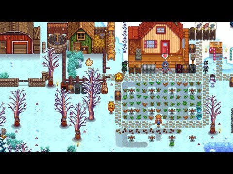 calm and cozy winter stardew valley music mix