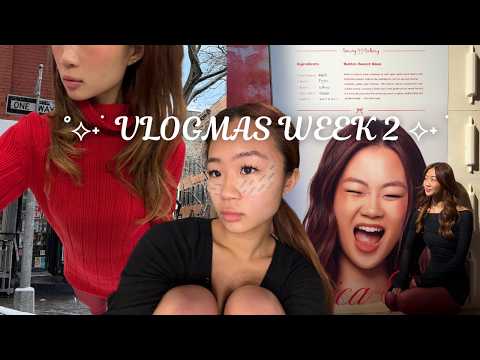 VLOGMAS WEEK 2 | meet & greet, photoshoot, tipsy hangouts