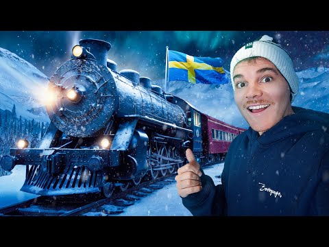 Ich fahre mit dem schwedischen POLAR EXPRESS Richtung Nordpol