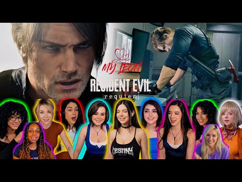 More FEMALE STREAMERS THIRST & FALL IN LOVE With LEON | Resident Evil Requiem Reactions | Part 2