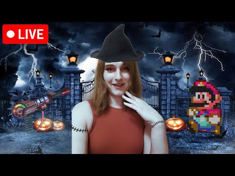 HAPPY HALLOWEEN! Live Spooky Games - COD Zombies and Spooky Super Mario World