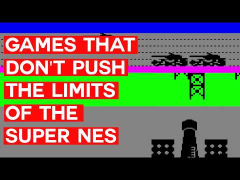 Games That Don't Push The Limits of the Super NES (For Interesting Reasons)