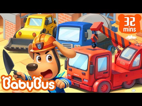 Sự cố tại công trình xây dựng | Hoạt hình cảnh sát trưởng Labrador | BabyBus