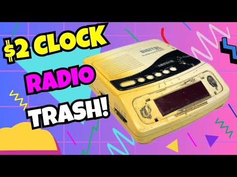 $2 for a 90s Clock Radio… Watch the Revival!