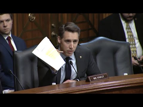 Senator Hawley Questions Anti-Second Amendment Judicial Nominee