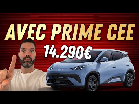 BYD va vendre ses VE avec la prime CEE 2026 en France