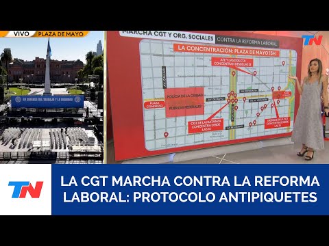 La CGT marchará contra la reforma laboral que impulsa el gobierno de Javier Milei
