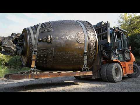 How a 5-Ton Temple Bell Is Forged to Ring for 1,000 Years | by @kingprocess
