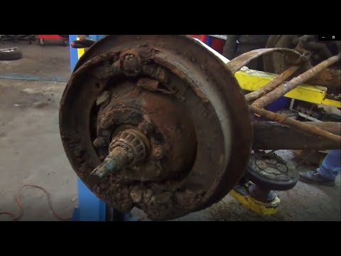 ПОЛУТОРКА: Передняя балка, устройство тормозов. 75 лет под водой