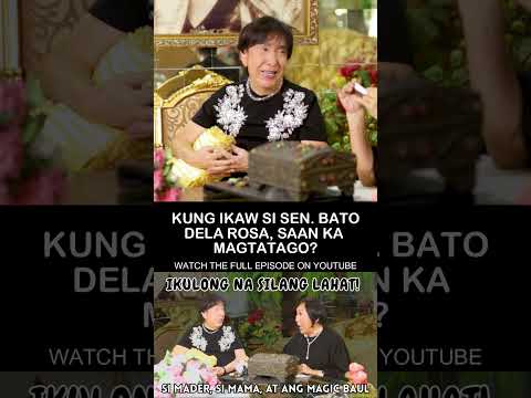 Kung ikaw si Sen Bato, saan ka magtatago