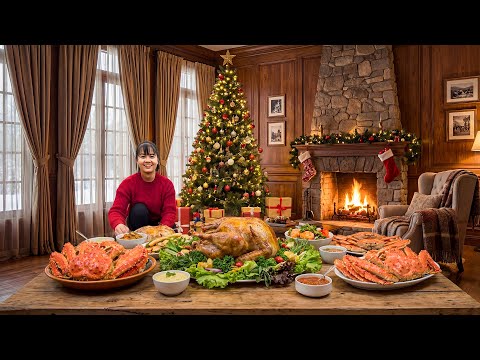 TIMELAPSE -- Cooking Traditional Style Crab Recipe for Christmas & Tender Whole Chicken Tandoori