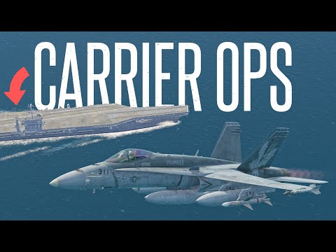 F/A-18C SIMULATOR CARRIER OPERATIONS! - DCS World Gameplay