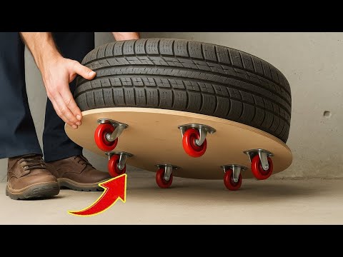 Hidden power inside old tires! Unbelievable DIY tool you can make at home | It will SHOCK you