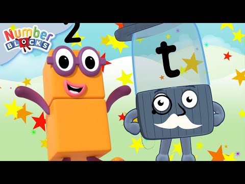 Learn to count & read | 1 hour of Alphablocks & Numberblocks Crossover - Level 1