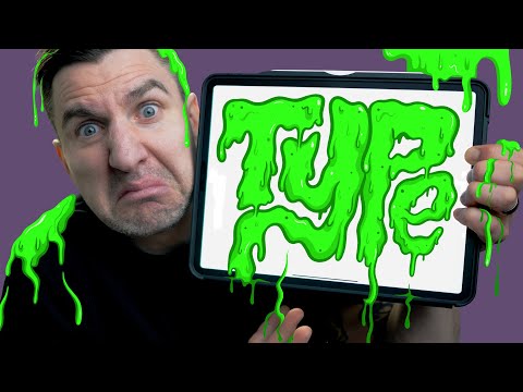 How To Draw Drippy Letters!