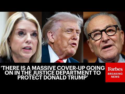 JUST IN: Chuck Schumer, Senate Dems Accuse DOJ Of Epstein Files Cover-Up To Protect Trump
